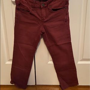 So Maroon Capri Pants